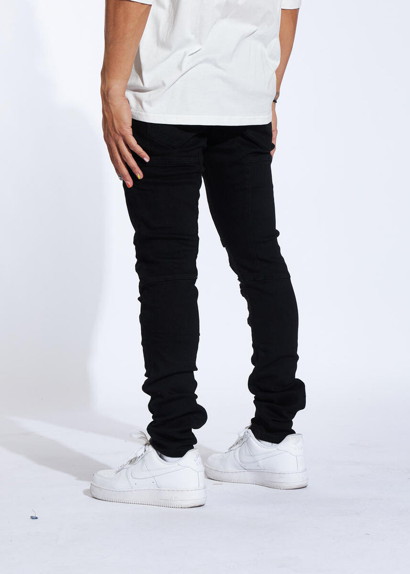 CRYSP Denim Kurt Distressed Jeans – Jet Black-103