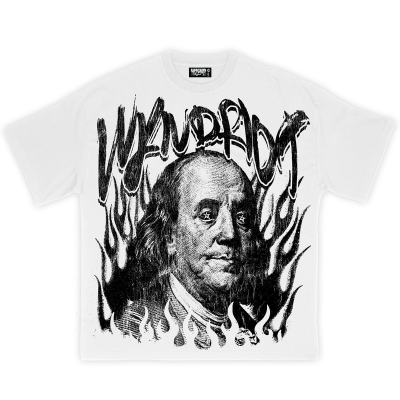 Wknd Riot (White 'Make Money Not Friends' T-Shirt)