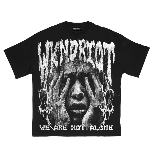 Wknd Riot (Black 'Not Alone' T-Shirt)