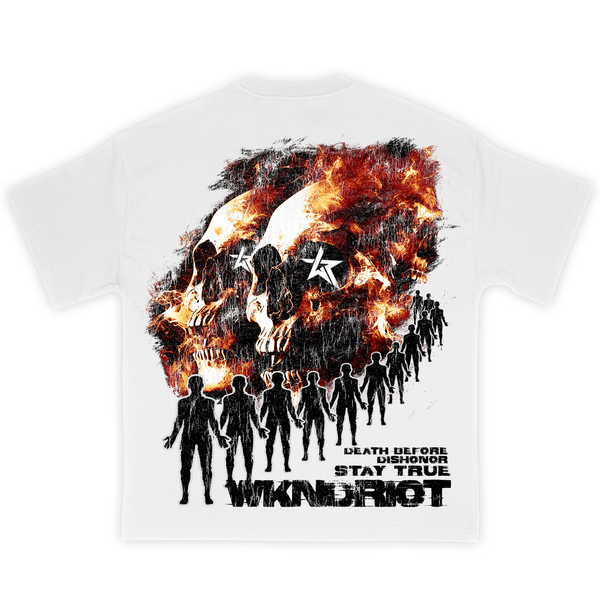 Wknd Riot (White 'Stay True' T-Shirt)