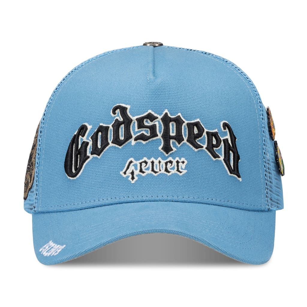 Godspeed Gs Forever Trucker Hat Baby Blue