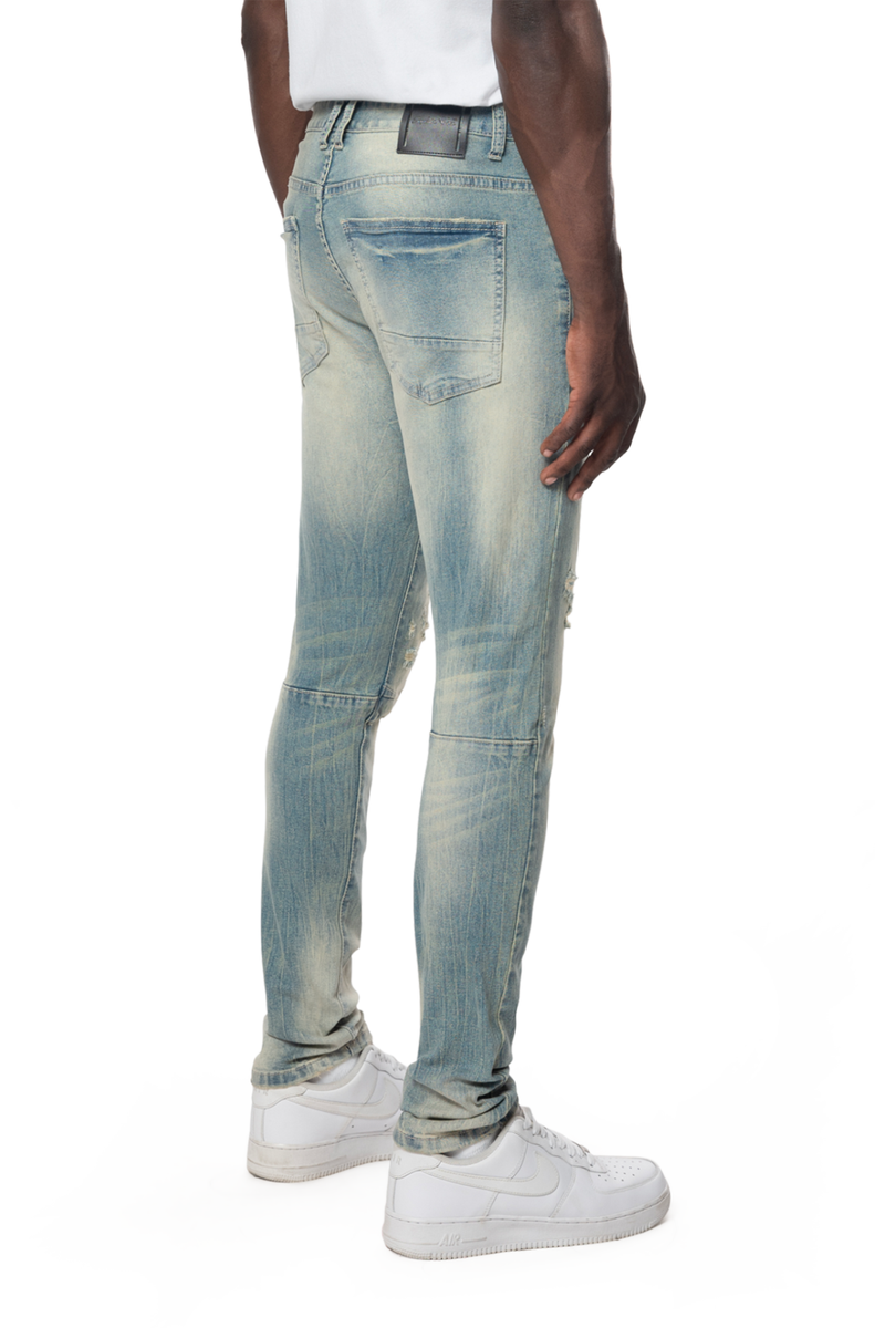 Smoke Rise Vintage Washed Jeans Munich Blue