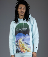 Si tu veux (Blue riviera flare jogging set)