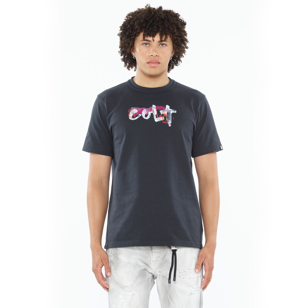 Cult Of Individuality Artist Logo Tee Steel Grey