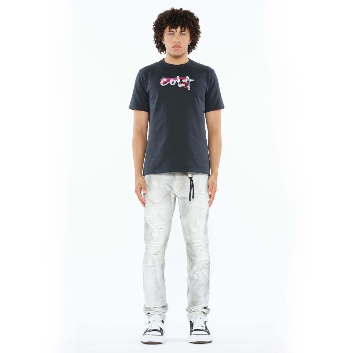 Cult Of Individuality Artist Logo Tee Steel Grey