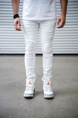 Damati Denim Tuscany premium stretch jean white