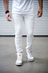Damati Denim Tuscany premium stretch jean white