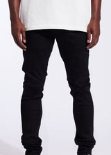 CRYSP Denim Atlantic Distressed Jeans - Jet Black-23