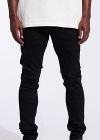 CRYSP Denim Atlantic Distressed Jeans - Jet Black-23