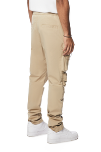 Smoke Rise Utility Nylon Cargo Pants Khaki