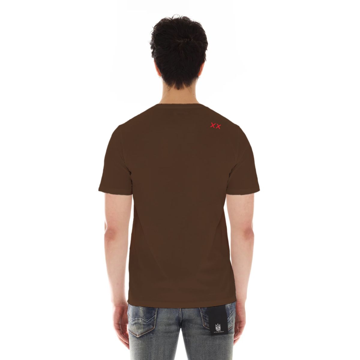 Cult of Individuality Zany Face T-Shirt – Brown