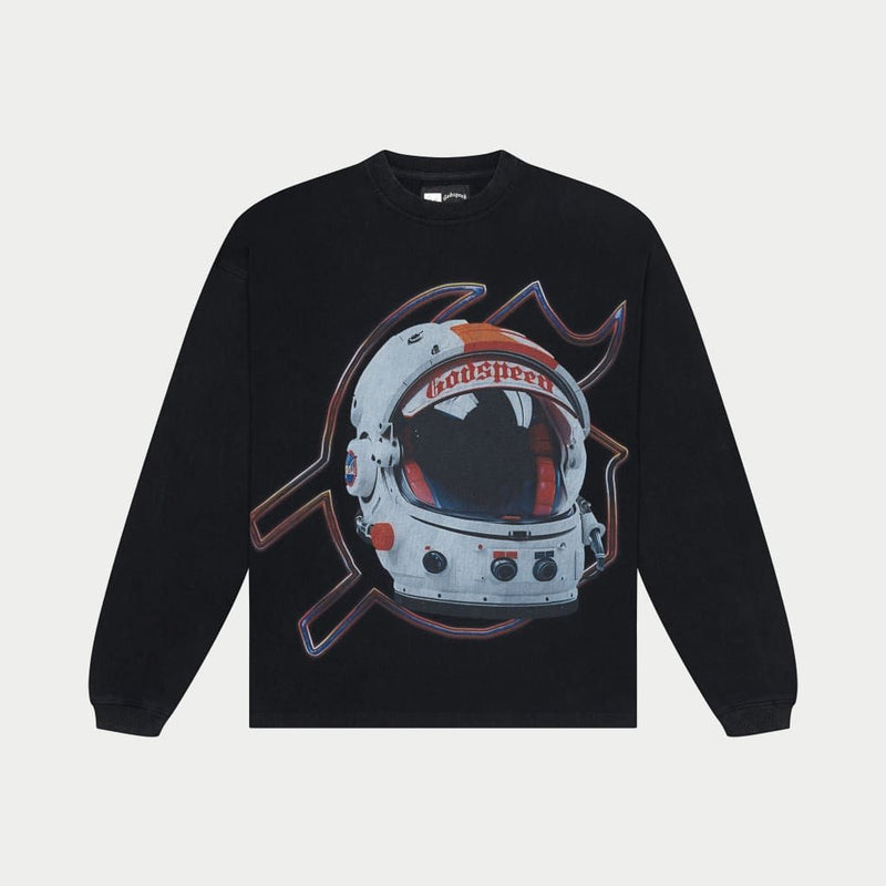 Godspeed Black Wash 'Lift Off' Long Sleeve T-Shirt