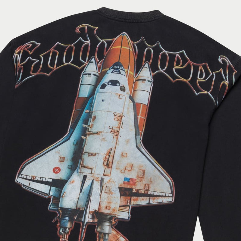 Godspeed Black Wash 'Lift Off' Long Sleeve T-Shirt