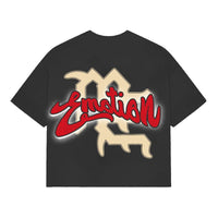 Mixed Emotion Cropped 'Blinded' Tee Grey