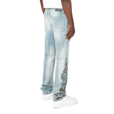 Smoke rise Hera blue tapestry flame fashion jean