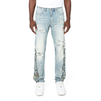 Smoke rise Hera blue tapestry flame fashion jean