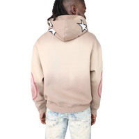 Smoke rise dune oversized maximalist fleece hoodie