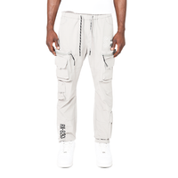 Smoke Rise Utility Nylon Cargo Pants Light Grey