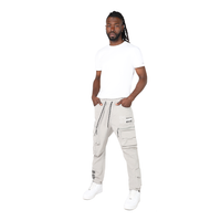Smoke Rise Utility Nylon Cargo Pants Light Grey
