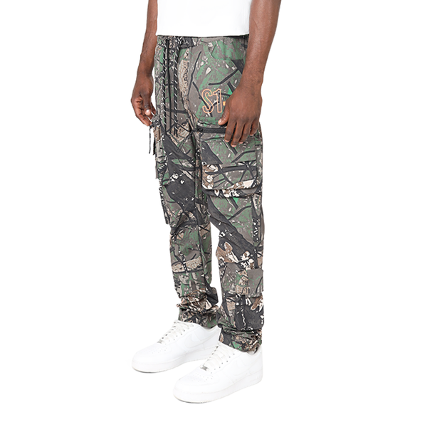 Smoke Rise Utility Nylon Cargo Pants Tree Camo