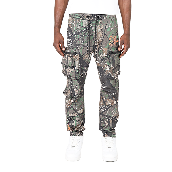 Smoke Rise Utility Nylon Cargo Pants Tree Camo