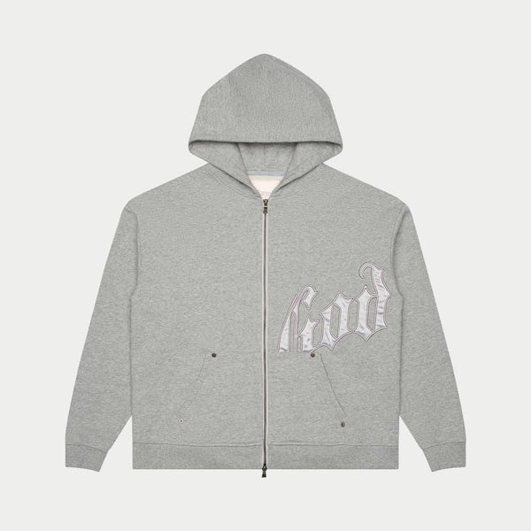 Godspeed OG Logo Jogging Set V2 Grey/Silver Satin