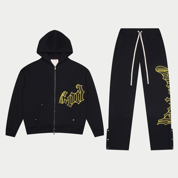 Godspeed Og logo v2 jogging set black/Yellow