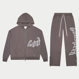 Godspeed OG Logo Jogging set V2 Stone Grey