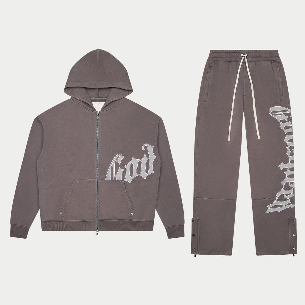 Godspeed OG Logo Jogging set V2 Stone Grey