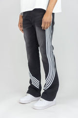 Original Fables Bent Tape Stacked Jeans – Black