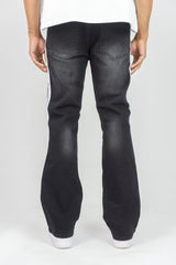 Original Fables Bent Tape Stacked Jeans – Black