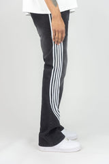 Original Fables Bent Tape Stacked Jeans – Black