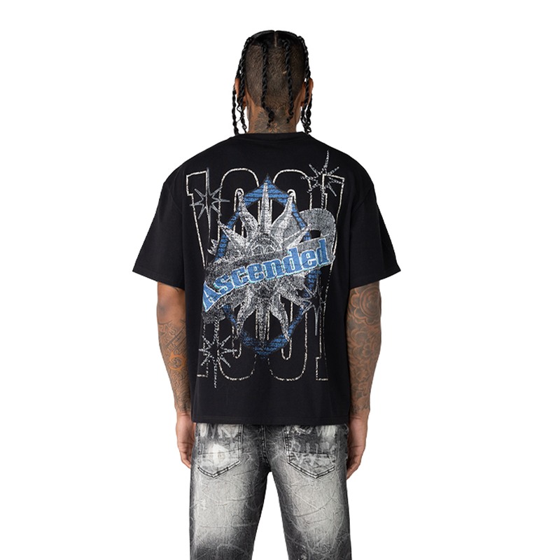 Smoke Rise Ascended Cropped T-Shirt Black