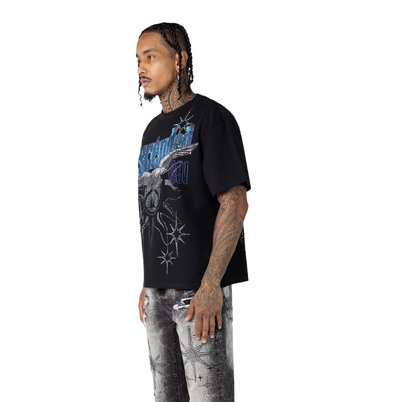 Smoke Rise Ascended Cropped T-Shirt Black