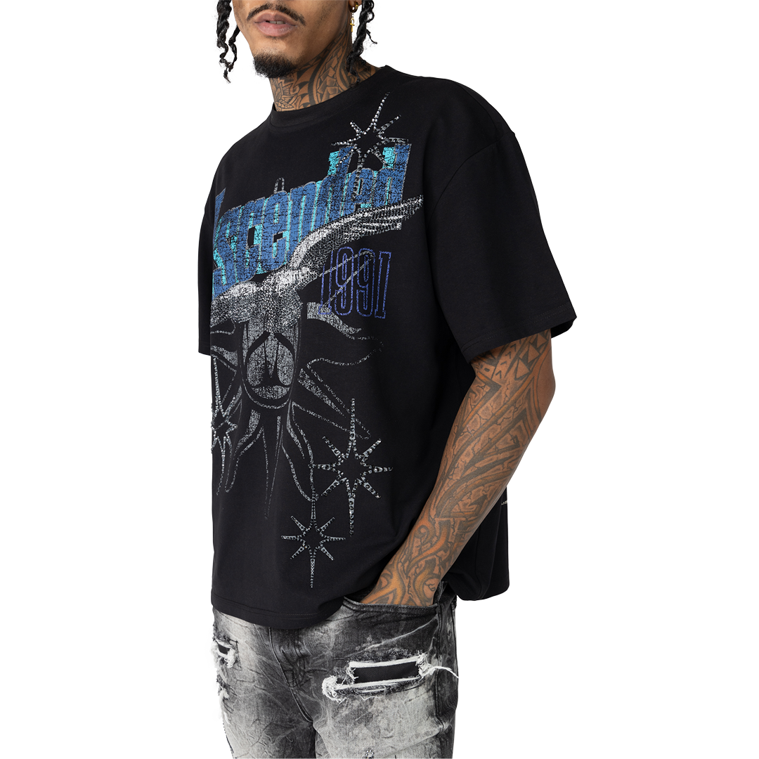 Smoke Rise Ascended Cropped T-Shirt Black