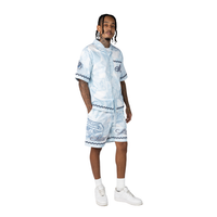 Smoke Rise Button Down Shirt - Blue