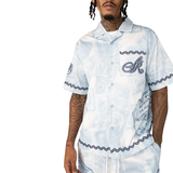 Smoke Rise Button Down Shirt - Blue