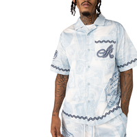 Smoke Rise Button Down Shirt - Blue