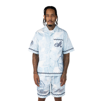 Smoke Rise Button Down Shirt - Blue