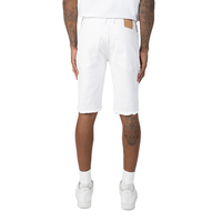 Smoke Rise 12" Essential Jean Shorts – White