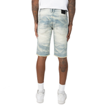 Smoke Rise 12" Slim Essential Jean Shorts – Seville Blue