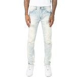 Smoke Rise Vintage Rip & Repair Jeans - Taurus Blue