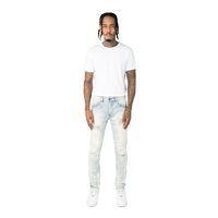 Smoke Rise Vintage Rip & Repair Jeans - Taurus Blue