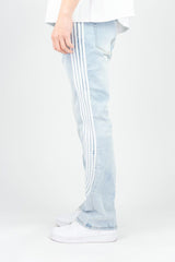 Original Fables Bent Tape Stacked Jeans – Light Blue