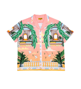 Civilized Men's Maison Blanche Tennis Club Button Down Short Set (Pink)