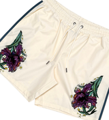 Civilized Men's Sunset Garden Button Down Short Set (Khaki)