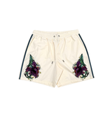 Civilized Men's Sunset Garden Button Down Short Set (Khaki)