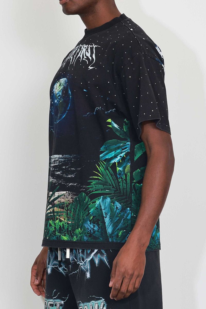 First Row Earth First Midnight Tee Black