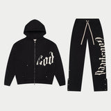 Godspeed OG Logo VVS Jogging set  V2 Black/Cream