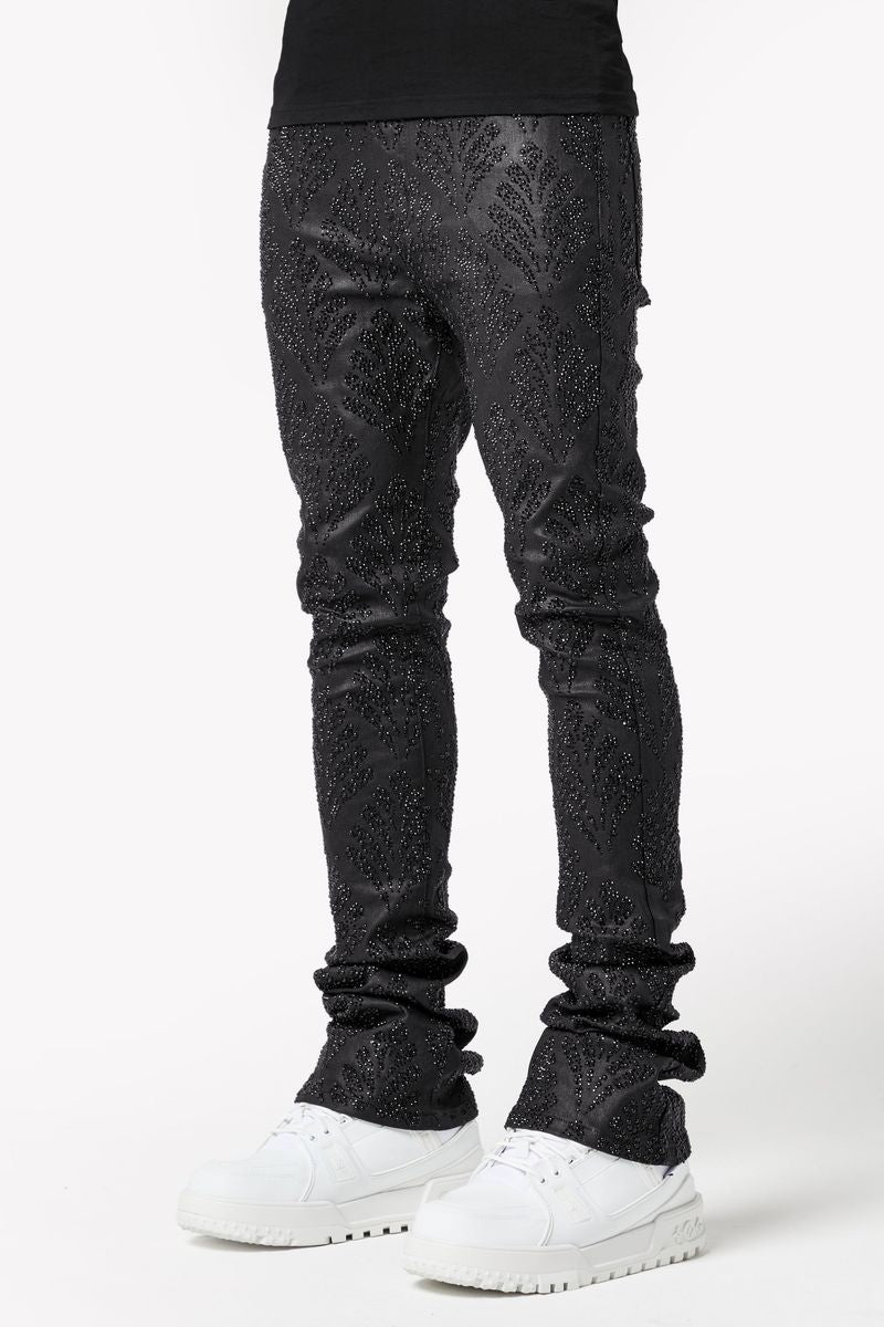 新品GUAPI OBSDN BLK DISTRESSED RAVER DENIM GUAPI OBSIDIAN BLACK DISTRESSED DENIM – BLUE CITY NYC